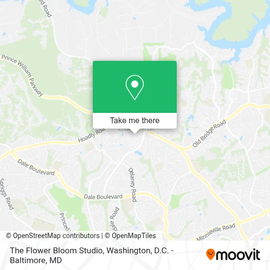The Flower Bloom Studio map