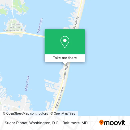 Sugar Planet map