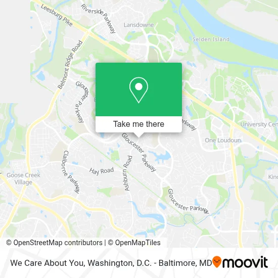 We Care About You map
