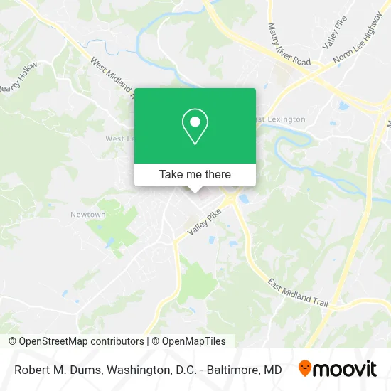 Robert M. Dums map