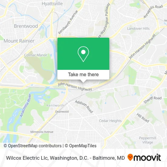 Wilcox Electric Llc map