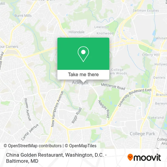 China Golden Restaurant map