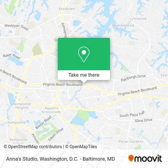 Anna's Studio map