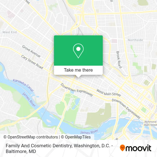 Family And Cosmetic Dentistry map