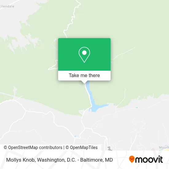 Mollys Knob map