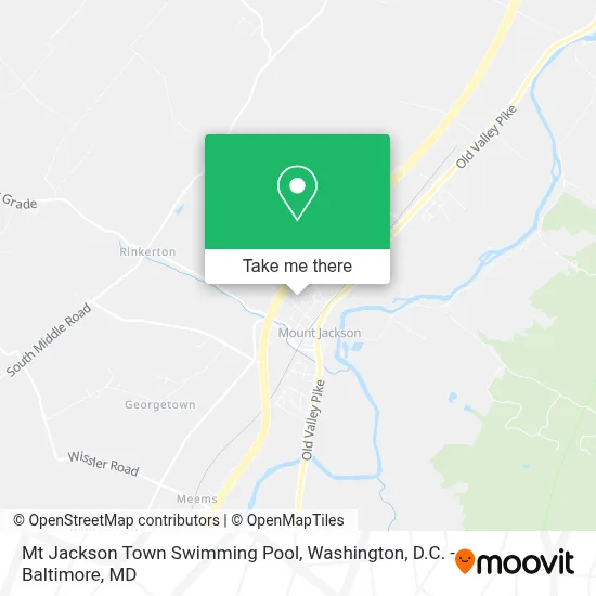 Mt Jackson Town Swimming Pool map