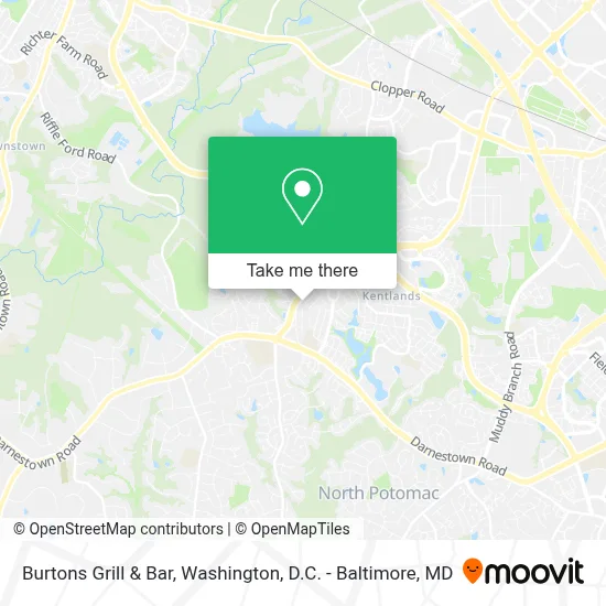 Burtons Grill & Bar map