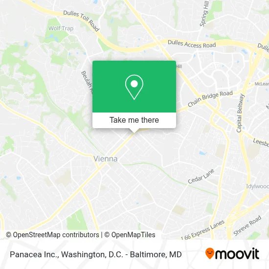 Panacea Inc. map
