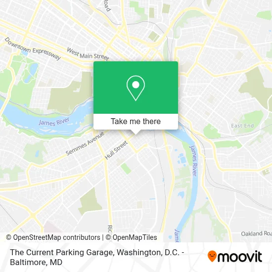 The Current Parking Garage map