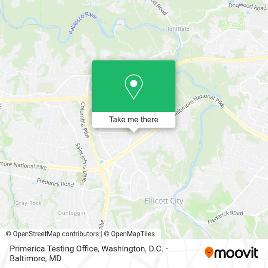 Primerica Testing Office map