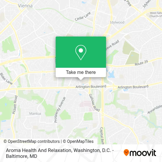 Aroma Health And Relaxation map