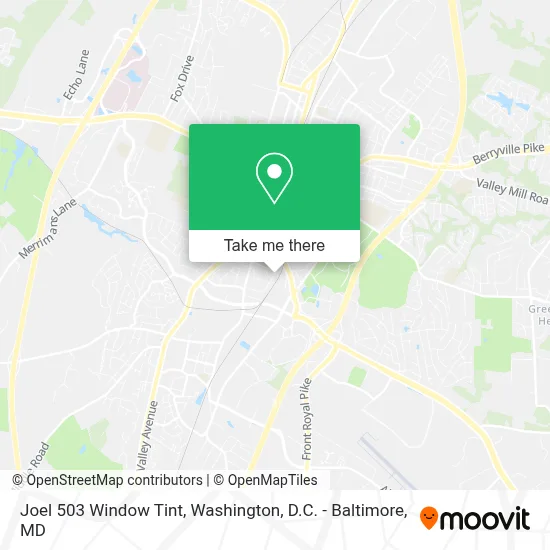 Joel 503 Window Tint map