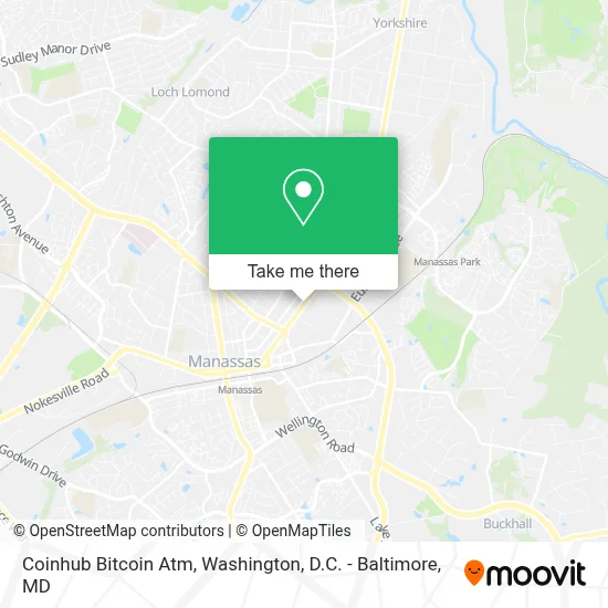 Coinhub Bitcoin Atm map