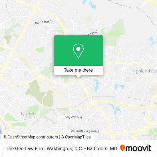 The Gee Law Firm map