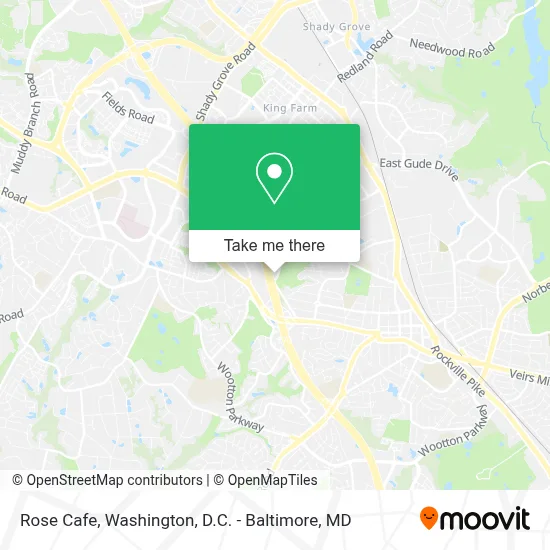 Rose Cafe map