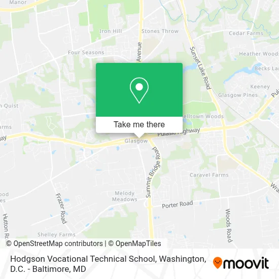 Hodgson Vocational Technical School map