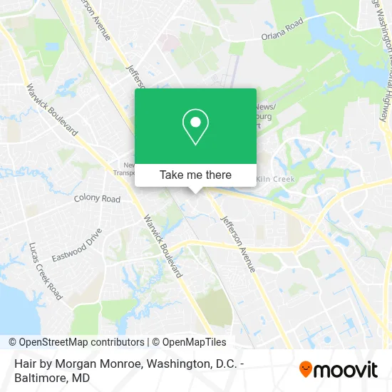 Hair by Morgan Monroe map