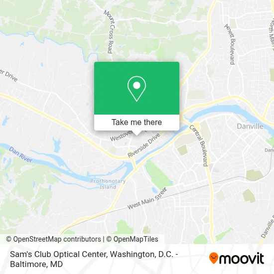 Sam's Club Optical Center map
