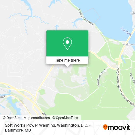 Soft Works Power Washing map