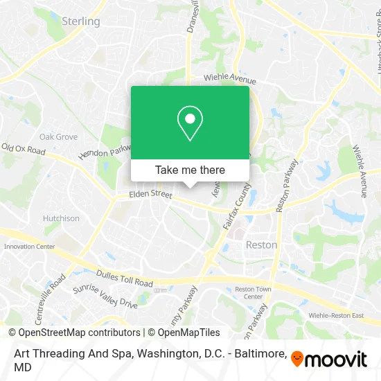Art Threading And Spa map