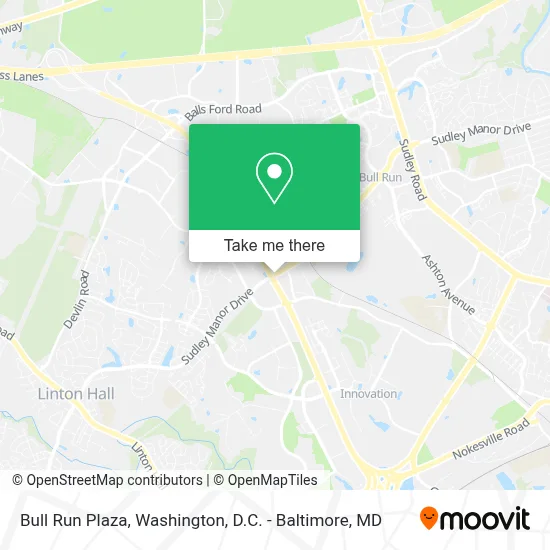 Bull Run Plaza map