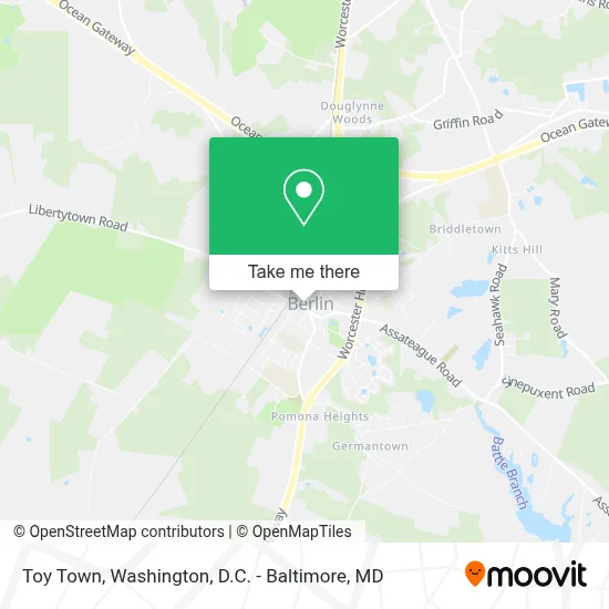 Toy Town map