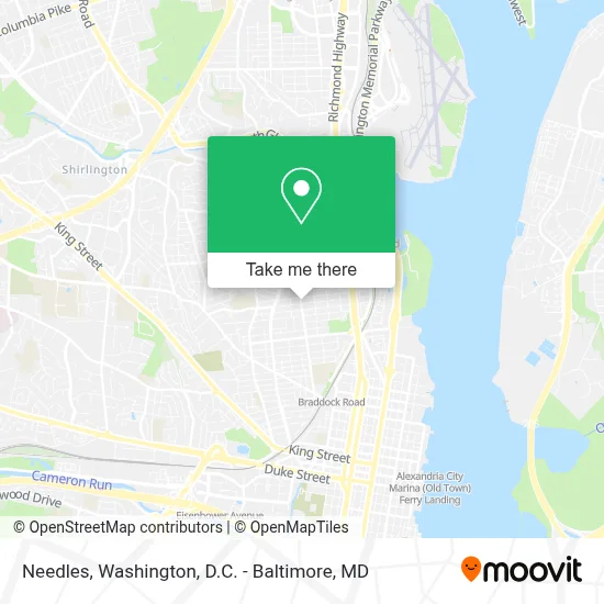 Needles map