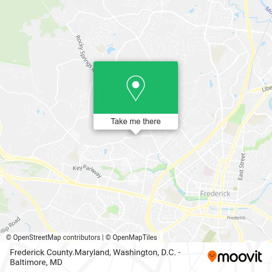 Frederick County.Maryland map