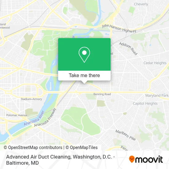 Advanced Air Duct Cleaning map