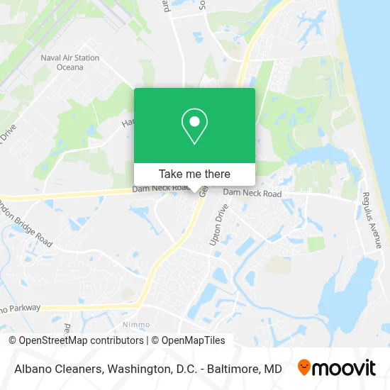 Albano Cleaners map