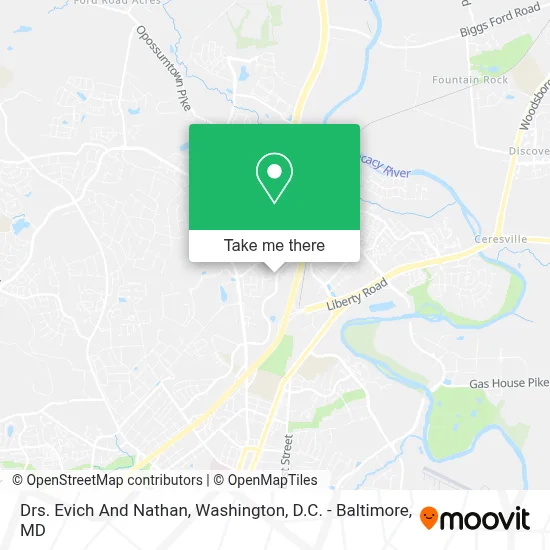Drs. Evich And Nathan map