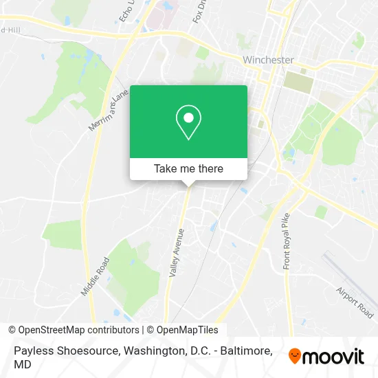 Payless Shoesource map