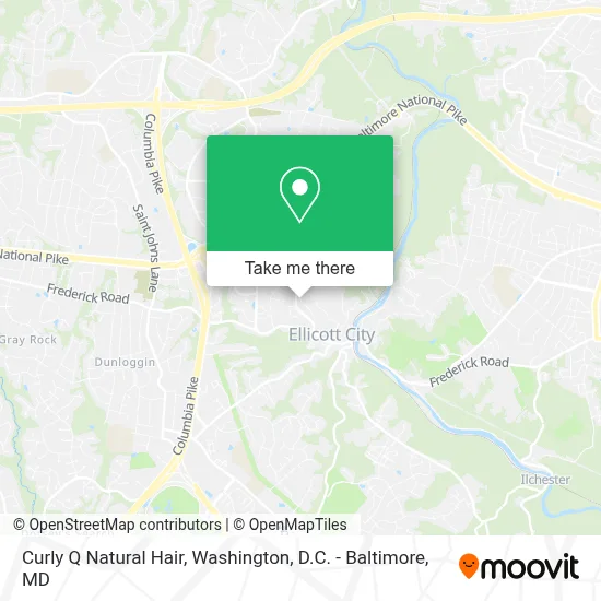 Curly Q Natural Hair map