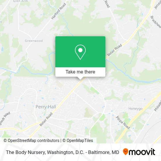 The Body Nursery map