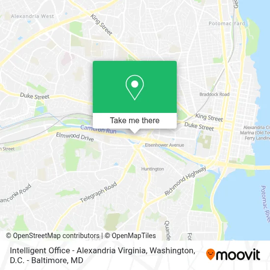 Intelligent Office - Alexandria Virginia map