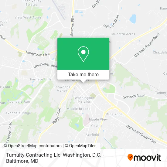 Tumulty Contracting Llc map