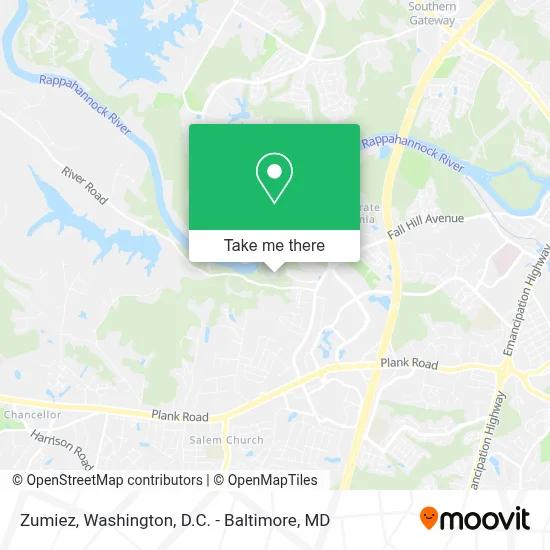 Zumiez map
