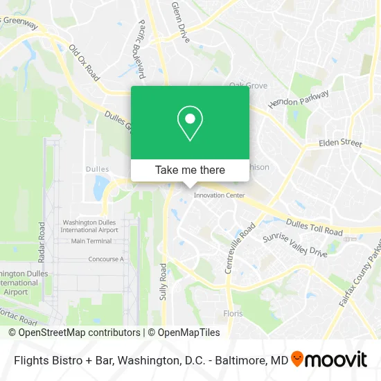 Flights Bistro + Bar map
