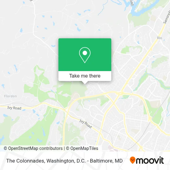 The Colonnades map