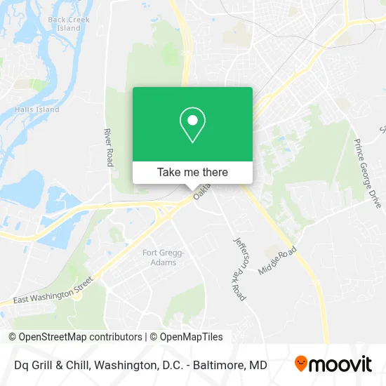 Dq Grill & Chill map