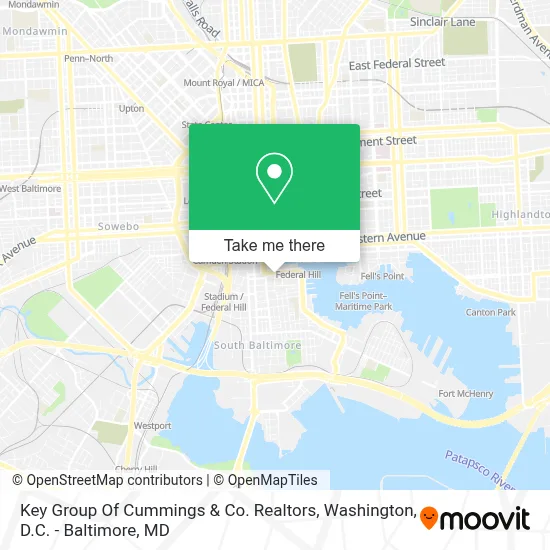 Key Group Of Cummings & Co. Realtors map