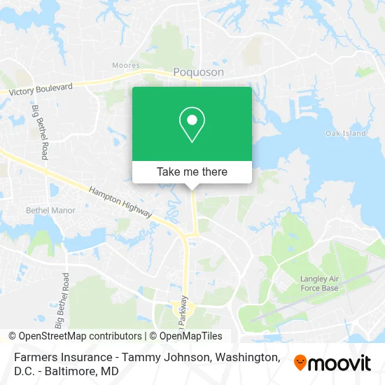 Farmers Insurance - Tammy Johnson map