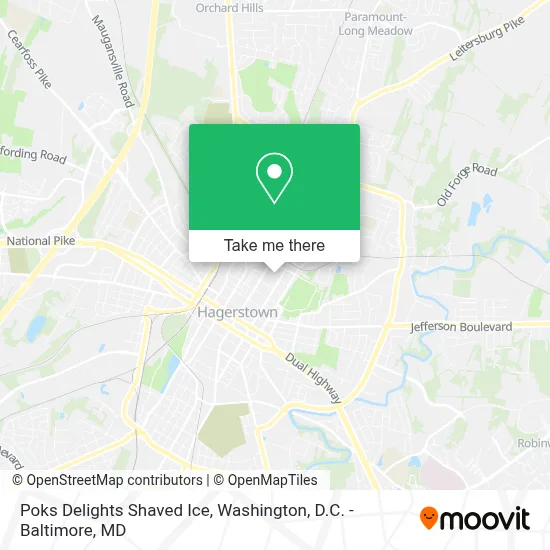Poks Delights Shaved Ice map