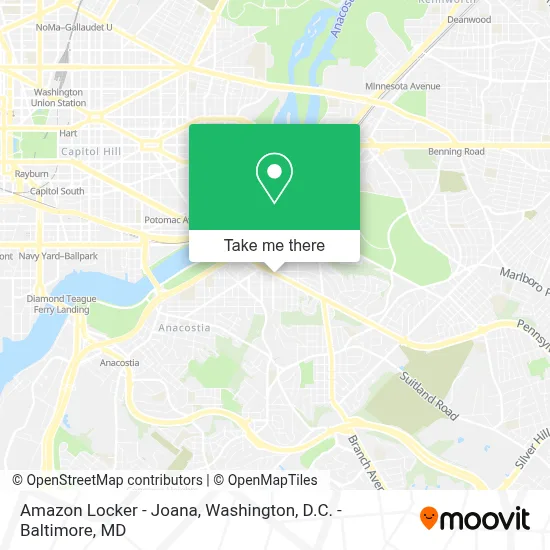 Amazon Locker - Joana map
