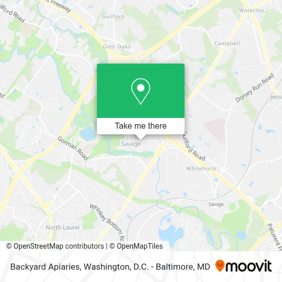 Backyard Apiaries map