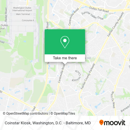 Coinstar Kiosk map