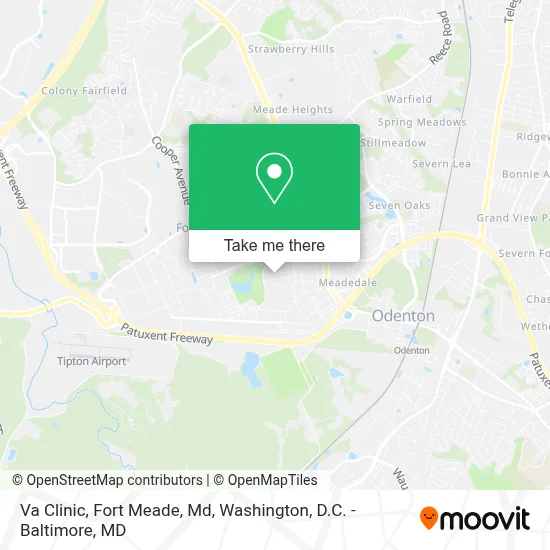 Va Clinic, Fort Meade, Md map