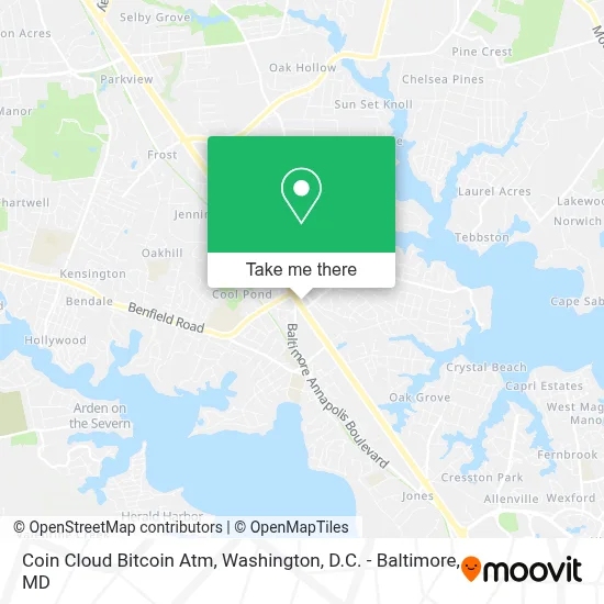 Coin Cloud Bitcoin Atm map
