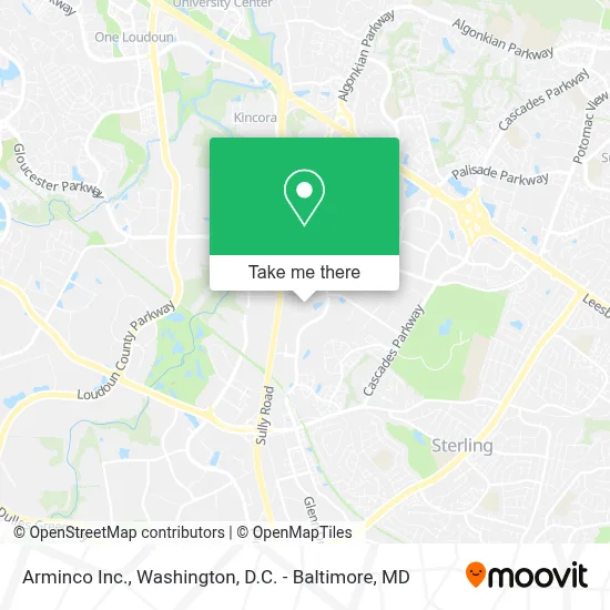 Arminco Inc. map