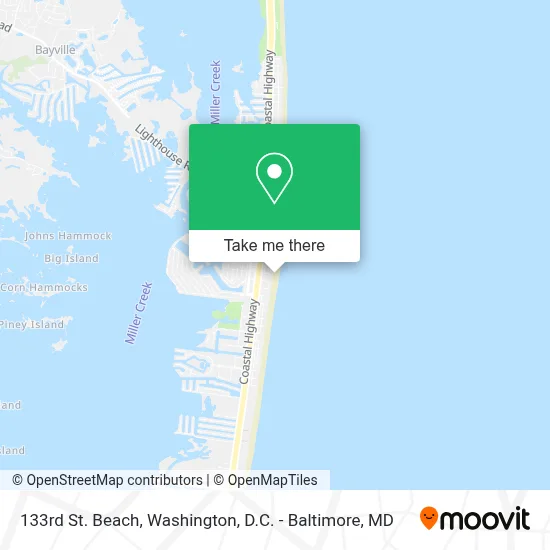 133rd St. Beach map